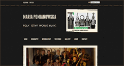 Desktop Screenshot of pomianowska.art.pl